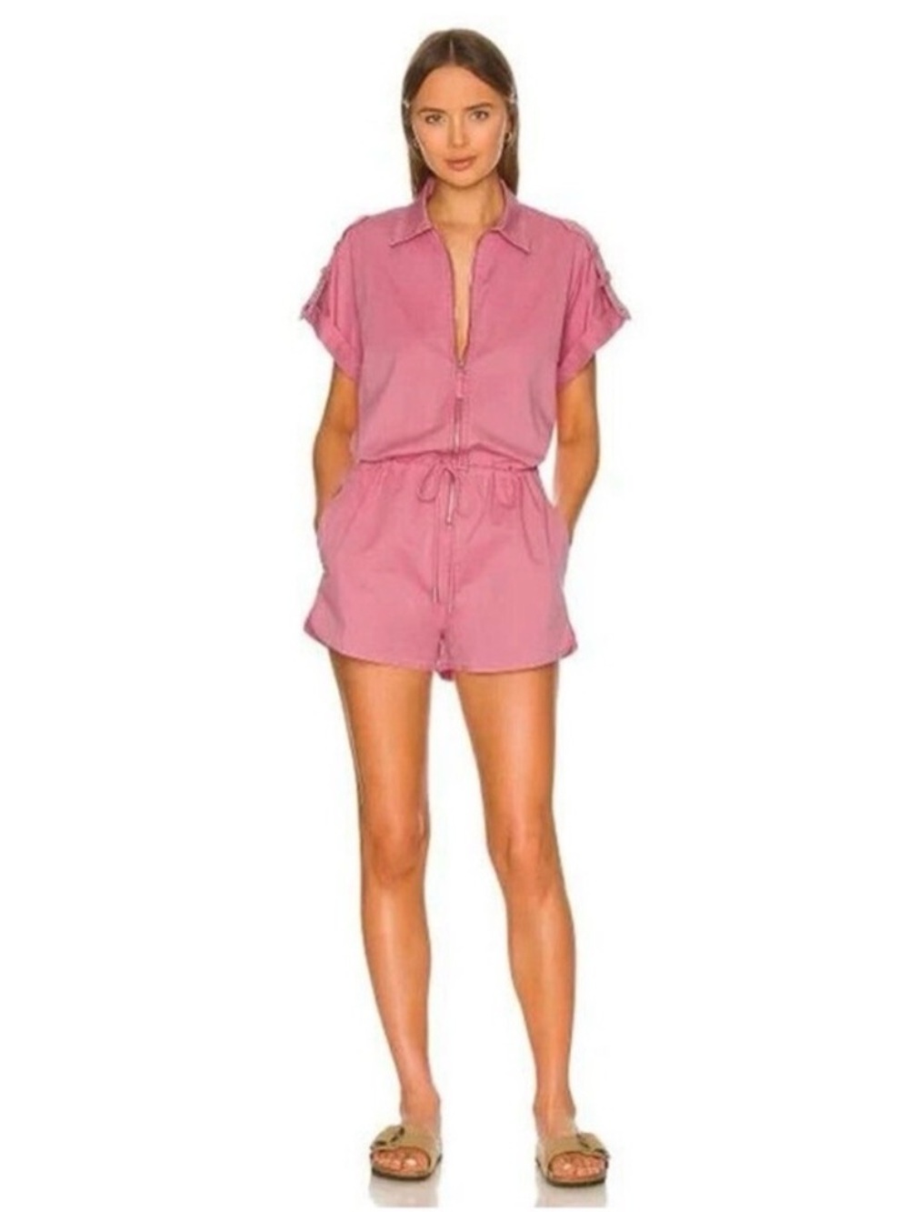 Pistola Meg Romper in Flamingo XS NWT